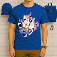 Unicorn Eating Ramen Noodles T-Shirt