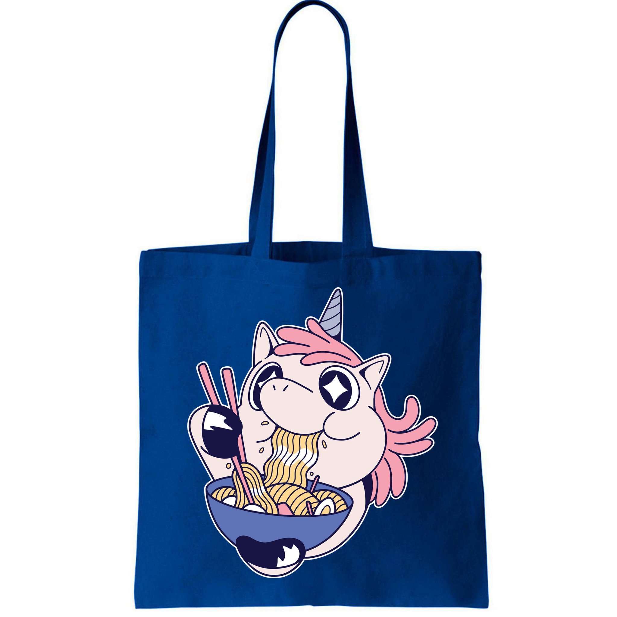 Unicorn Eating Ramen Noodles Bag