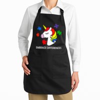 Unicorn Embrace The Differences Autism Apron