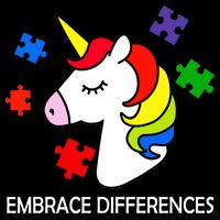 Unicorn Embrace The Differences Autism Sweatshirt