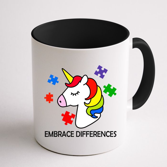 Unicorn Embrace The Differences Autism Mug