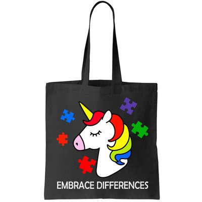 Unicorn Embrace The Differences Autism Bag
