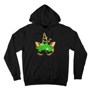 Unicorn Face St. Patrick's Day Hoodie