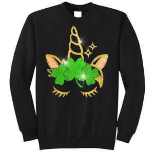 Unicorn Face St. Patrick's Day Sweatshirt