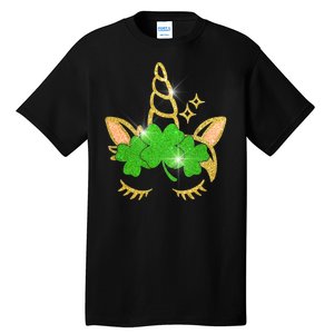 Unicorn Face St. Patrick's Day Tall T-Shirt