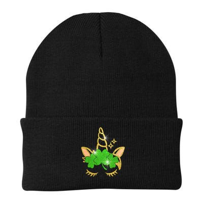 Unicorn Face St. Patrick's Day Beanie