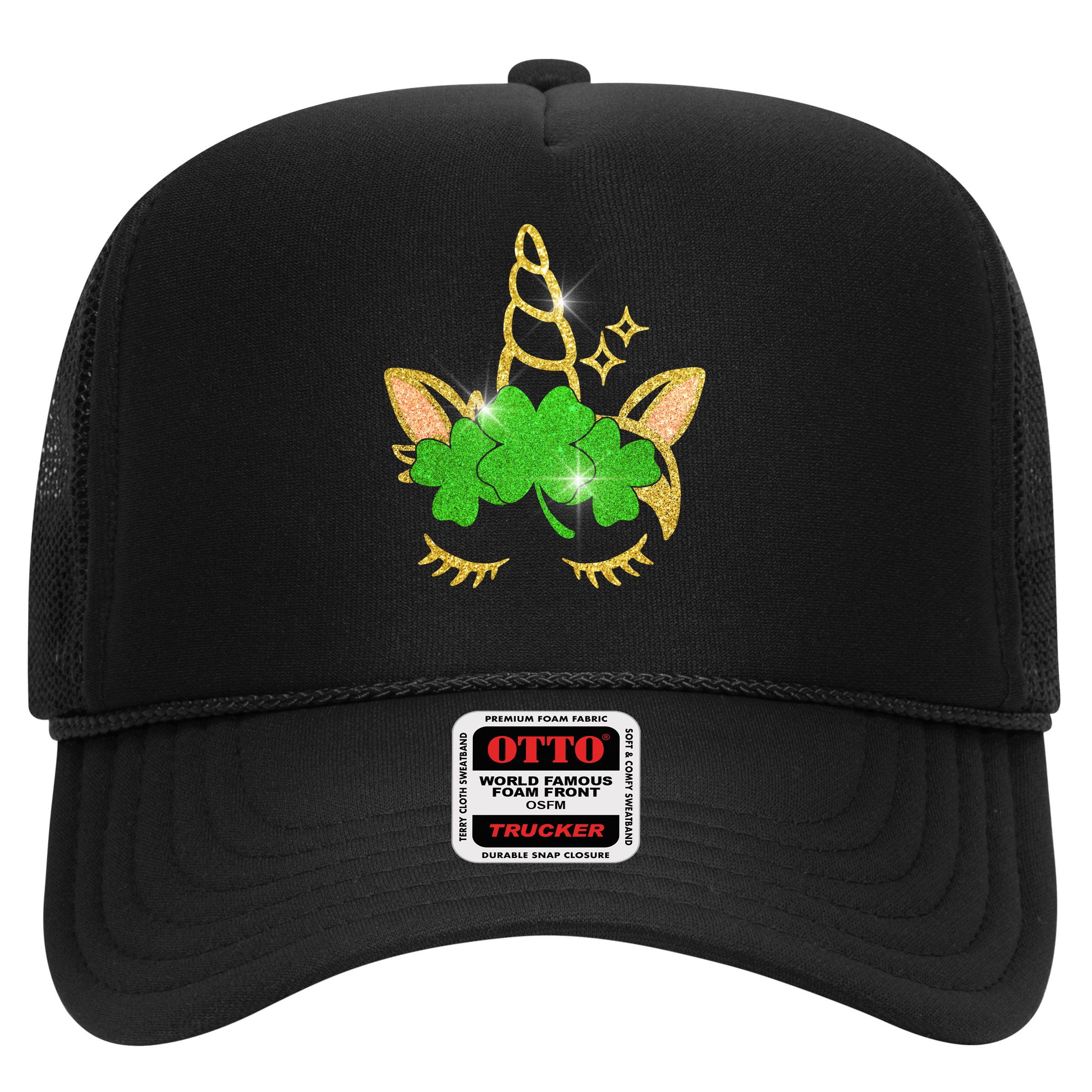 Unicorn Face St. Patrick's Day Hat