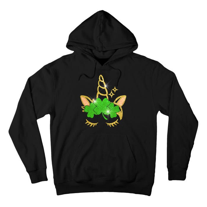 Unicorn Face St. Patrick's Day Tall Hoodie