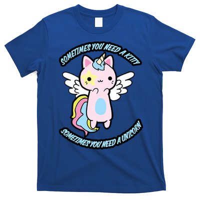 Unicorn Kitty Funny Cute Meme T-Shirt