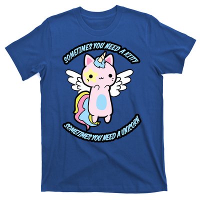 Unicorn Kitty Funny Cute Meme T-Shirt