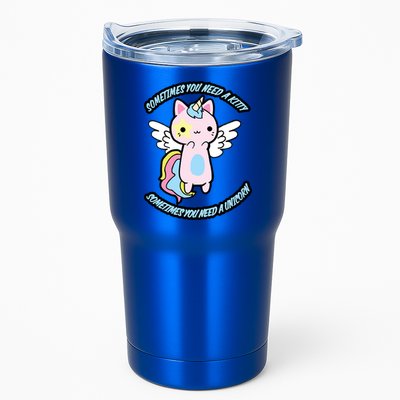 Unicorn Kitty Funny Cute Meme Tumbler