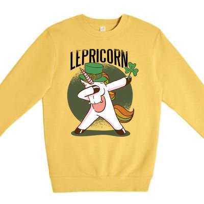 Unicorn Leprechaun Premium Crewneck Sweatshirt