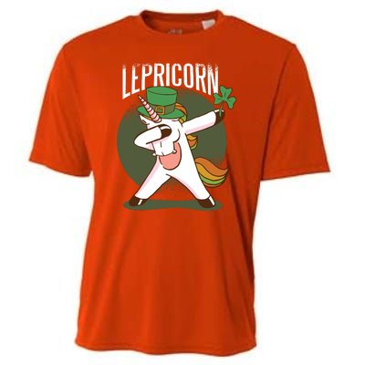 Unicorn Leprechaun Cooling Performance Crew T-Shirt