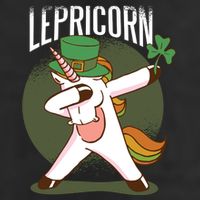 Unicorn Leprechaun Golf Towel