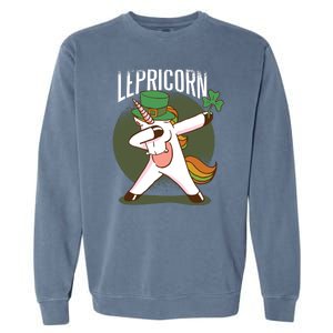 Unicorn Leprechaun Garment-Dyed Sweatshirt