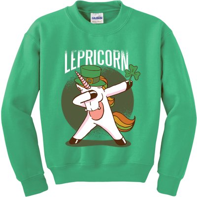 Unicorn Leprechaun Kids Sweatshirt