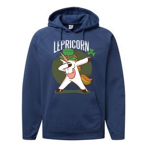 Unicorn Leprechaun Performance Fleece Hoodie