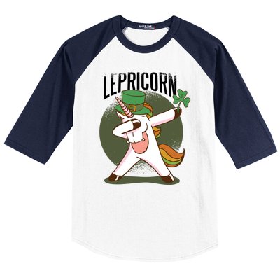 Unicorn Leprechaun Baseball Sleeve Shirt