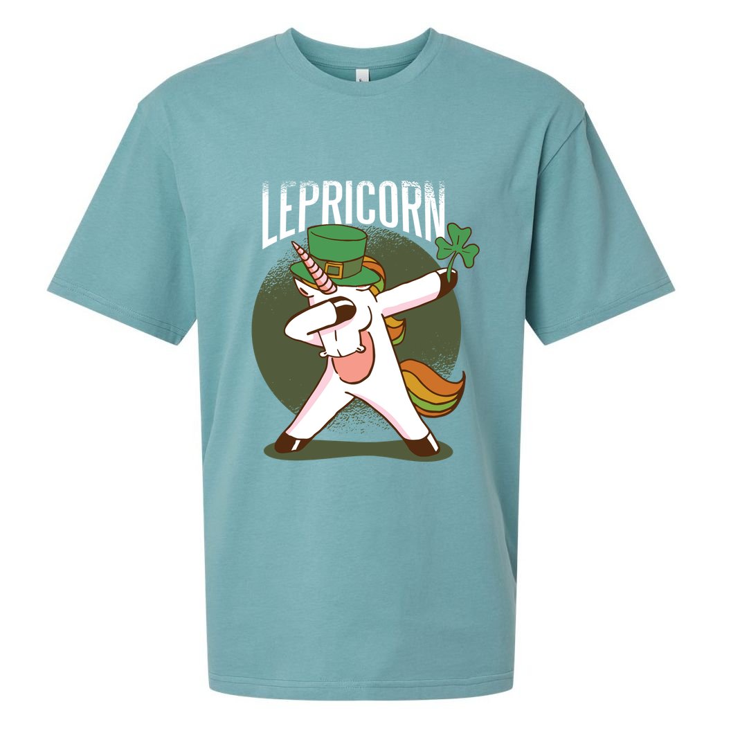Unicorn Leprechaun Sueded Cloud Jersey T-Shirt