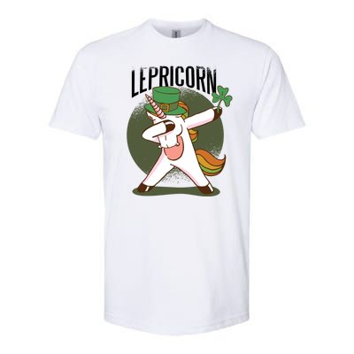 Unicorn Leprechaun Softstyle CVC T-Shirt