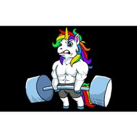 Unicorn Lifting Weights Bumper Sticker