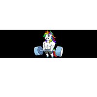 Unicorn Lifting Weights Bumper Sticker