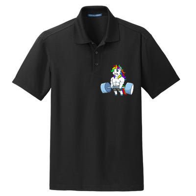 Unicorn Lifting Weights Dry Zone Grid Polo