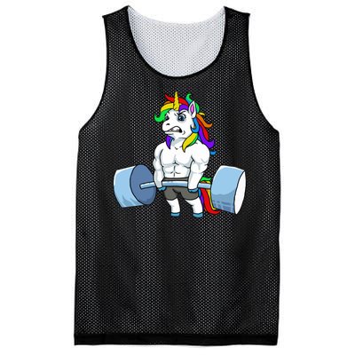 Unicorn Lifting Weights Mesh Reversible Basketball Jersey Tank