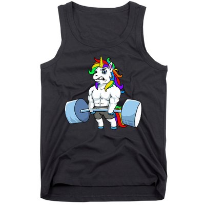 Unicorn Lifting Weights Tank Top