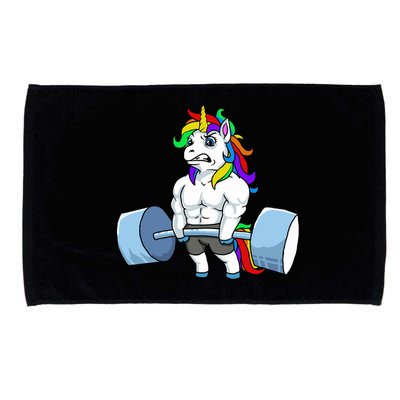 Unicorn Lifting Weights Microfiber Hand Towel