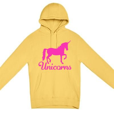 Unicorn Logo Premium Pullover Hoodie