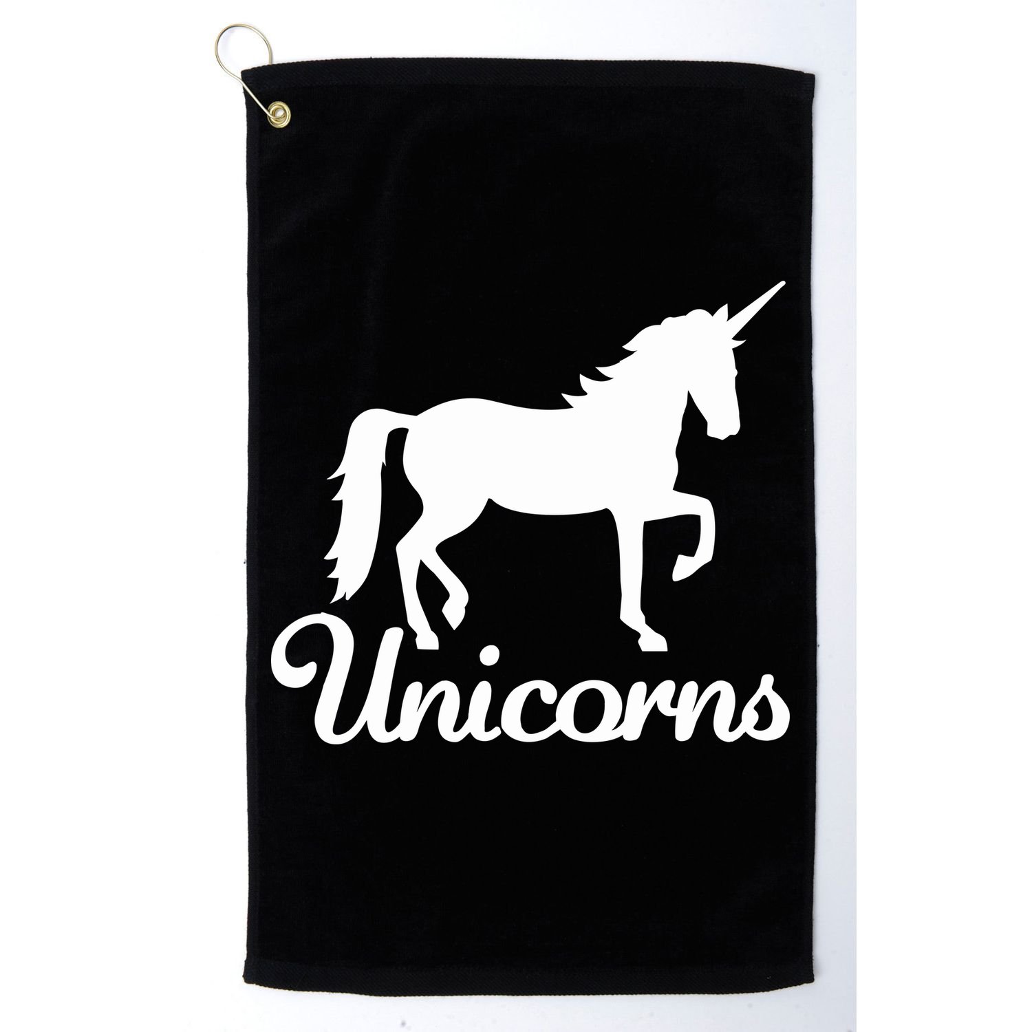 Unicorn Logo Golf Towel