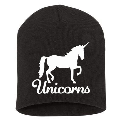 Unicorn Logo Short Acrylic Beanie