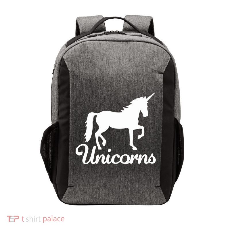 Unicorn Logo Vector Backpack