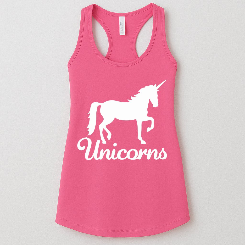 Unicorn Logo Womens Tank Top