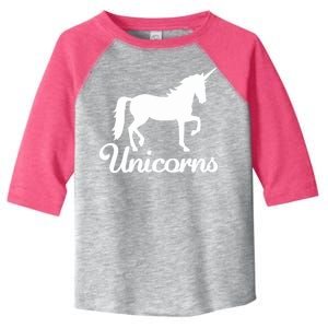 Unicorn Logo Toddler Fine Jersey T-Shirt