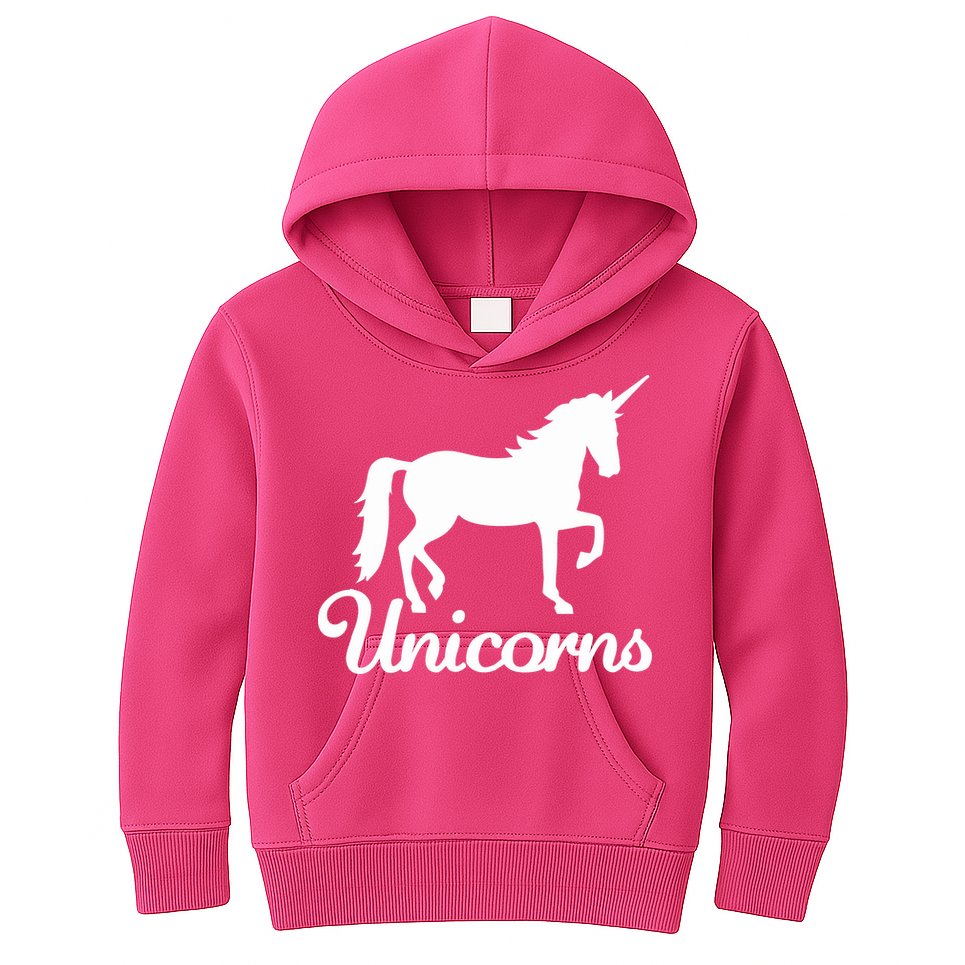 Unicorn Logo Kids Hoodie