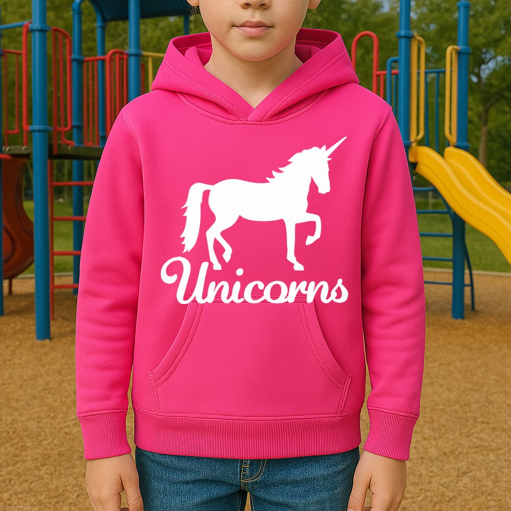 Unicorn Logo Kids Hoodie