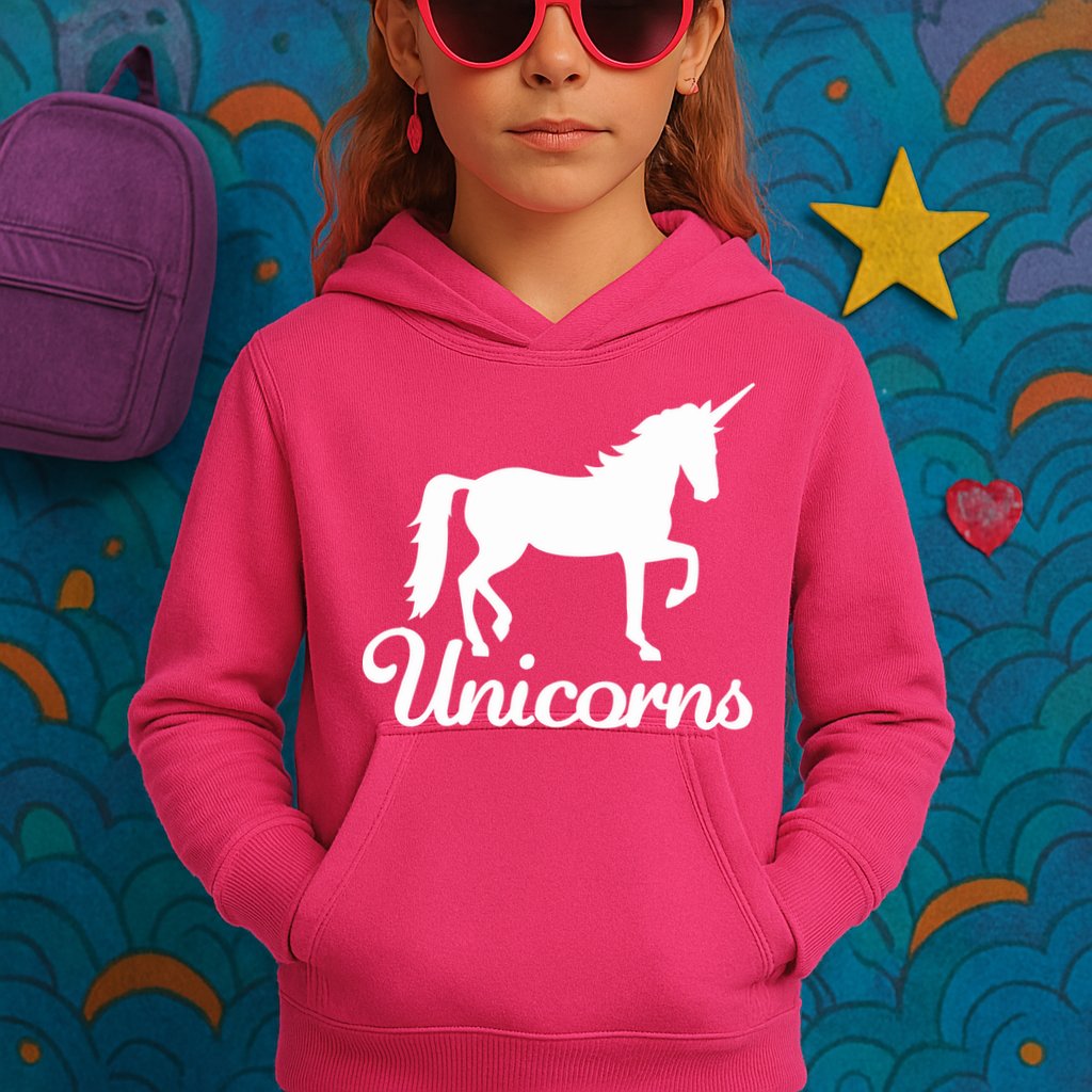 Unicorn Logo Kids Hoodie