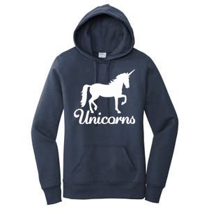 Unicorn Logo Women's Pullover Hoodie