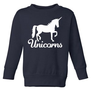 Unicorn Logo Toddler Sweatshirt