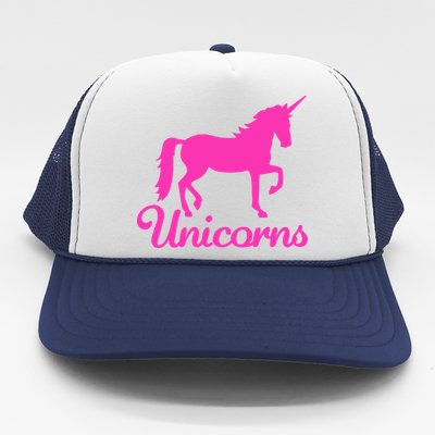 Unicorn Logo Trucker Hat