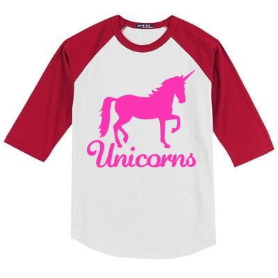 Unicorn Logo Kids Colorblock Raglan Jersey