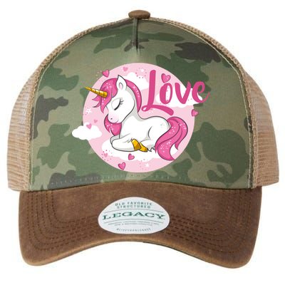 Unicorn Love  Legacy Tie Dye Trucker Hat