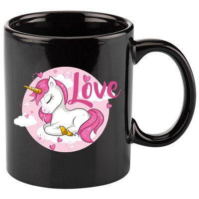 Unicorn Love  11oz C Handle Ceramic Mug