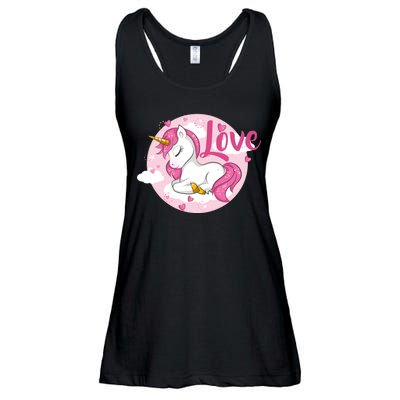 Unicorn Love  Ladies Essential Flowy Tank