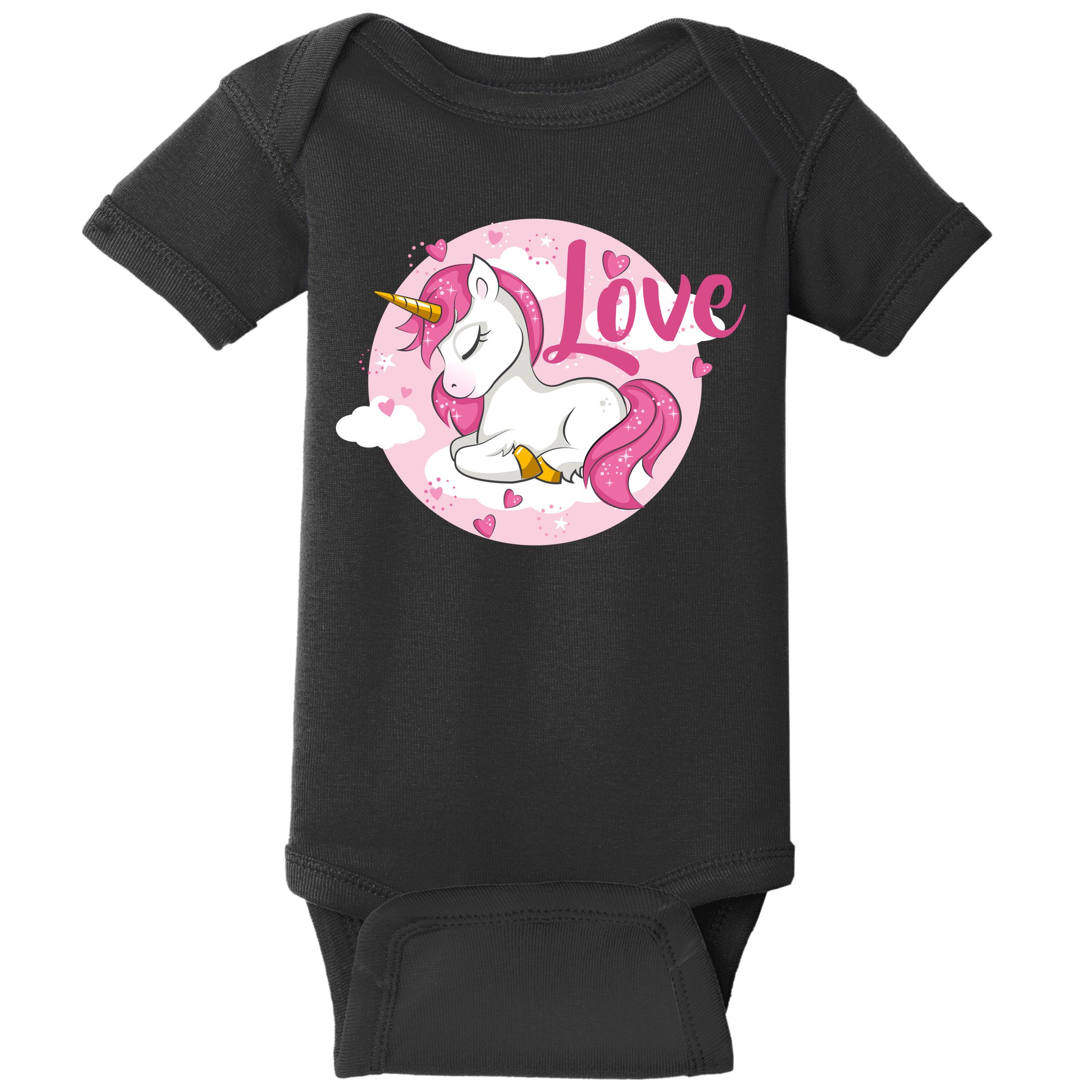 Unicorn Love  Baby Bodysuit