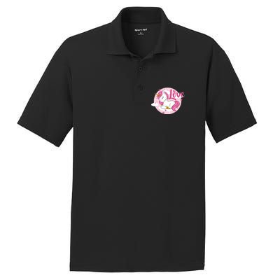 Unicorn Love  PosiCharge RacerMesh Polo