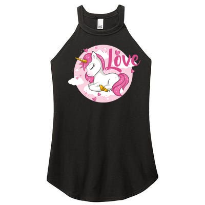 Unicorn Love  Women’s Perfect Tri Rocker Tank