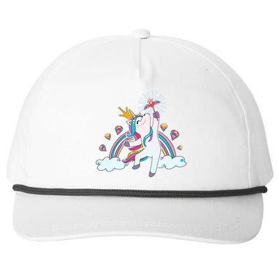 Unicorn Magic Snapback Five-Panel Rope Hat